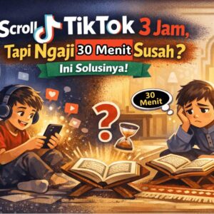 Anak Betah Scroll TikTok 3 Jam, Tapi Ngaji 30 Menit Susah? Ini Solusinya untuk Orang Tua