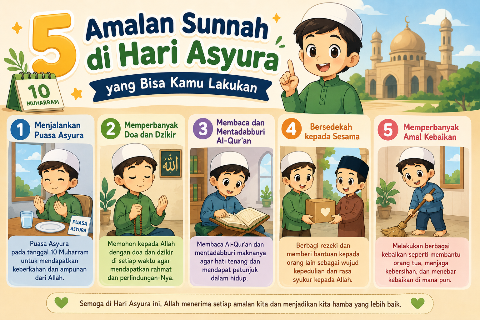 You are currently viewing 5 Amalan Sunnah di Hari Asyura yang Bisa Kamu Lakukan