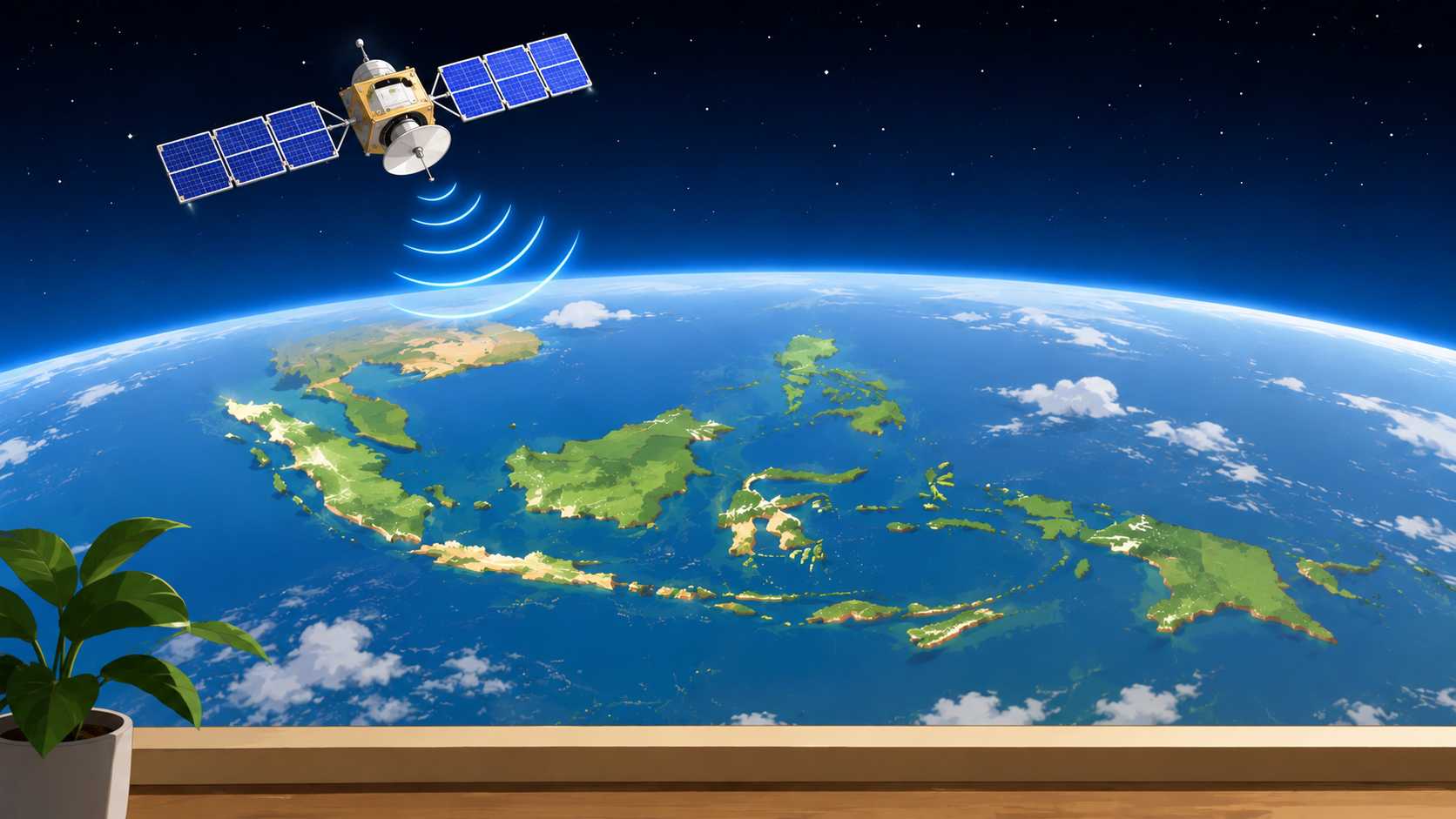 You are currently viewing Hari Satelit Palapa: Sinyal Menghubungkan Manusia, Al-Qur’an Menghubungkan Hati