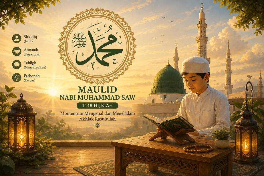 You are currently viewing Maulid Nabi Muhammad SAW 1448 Hijriah: Momentum Mengenal dan Meneladani Akhlak Rasulullah