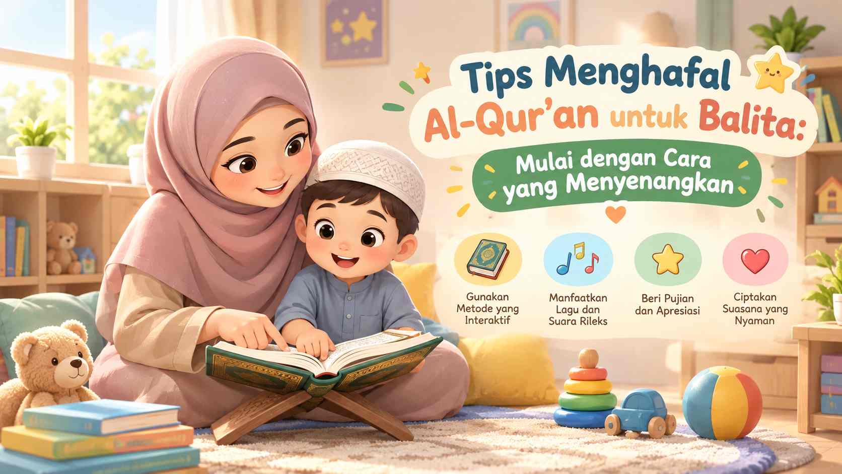 You are currently viewing Tips Menghafal Al-Qur’an untuk Balita: Mulai dengan Cara yang Menyenangkan